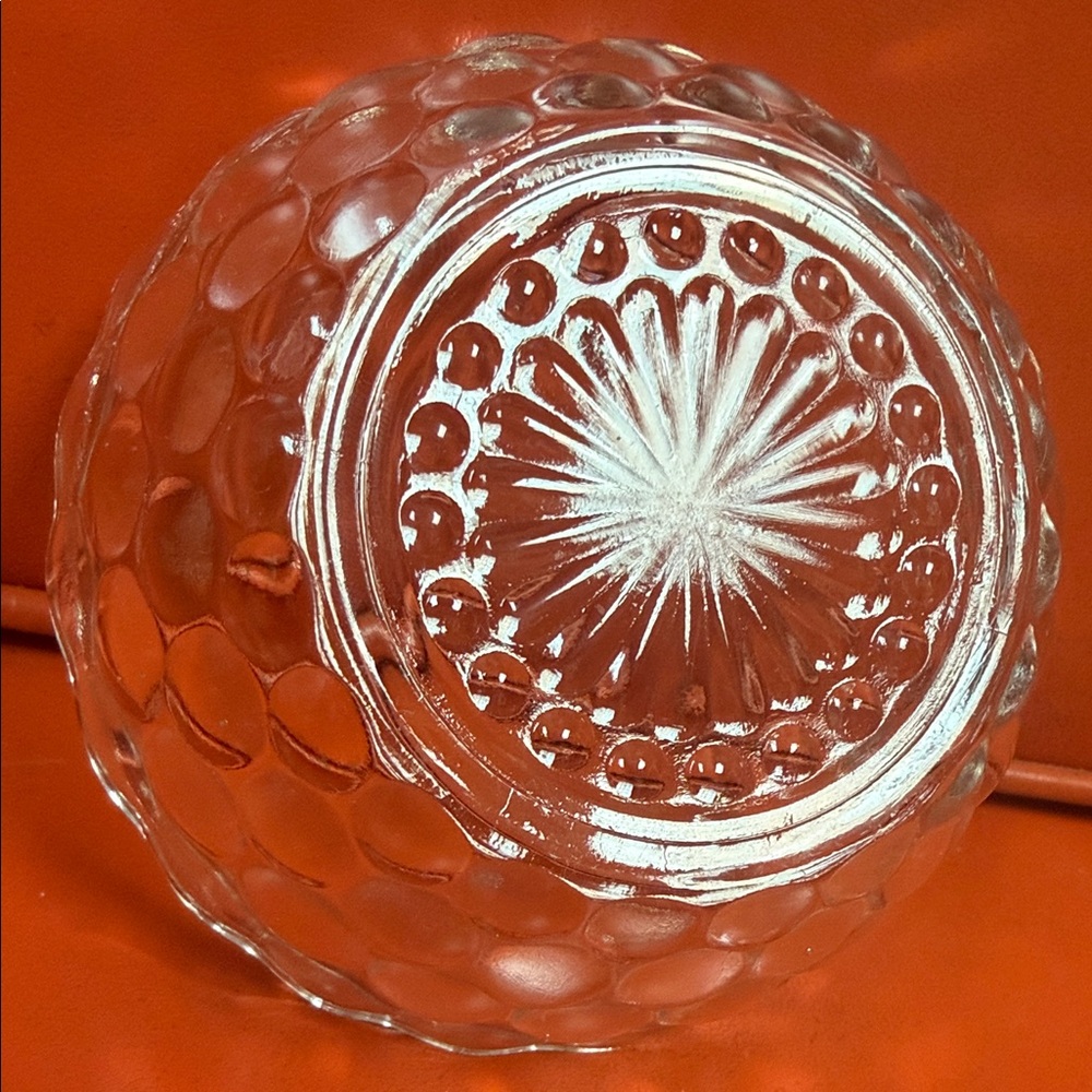Anchor Hocking Vintage Bubble Glass Bowl